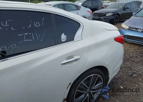 2014 Infiniti Q50 Premium from USA, damaged, VIN JN1BV7AR0EM686947